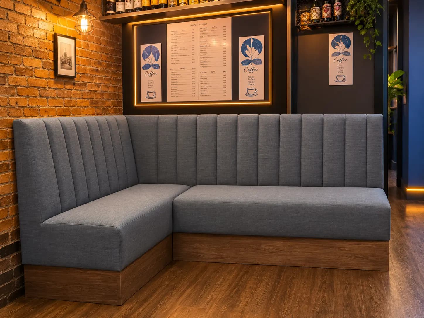 Bespoke sofa designed around a London interior