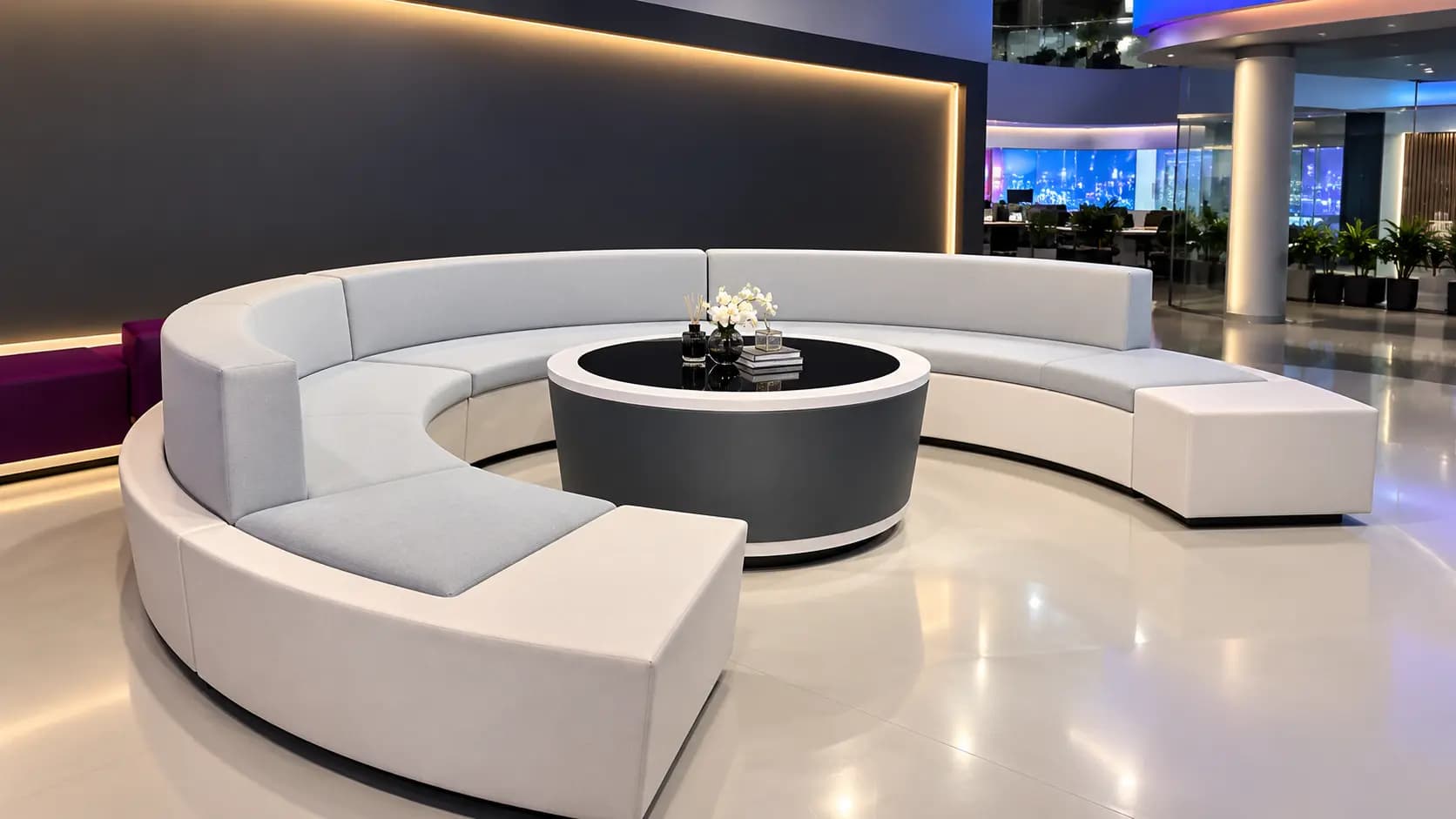 Bespoke Studio Seating. Al Arabiya TV, London